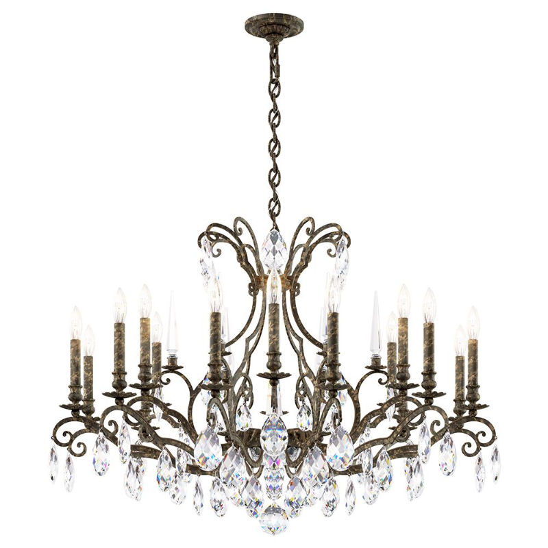 Schonbek RN3892 Renaissance Nouveau 18-lt 40" Chandelier
