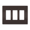 Legrand RWP263 Three-Gang Screwless Wall Plate