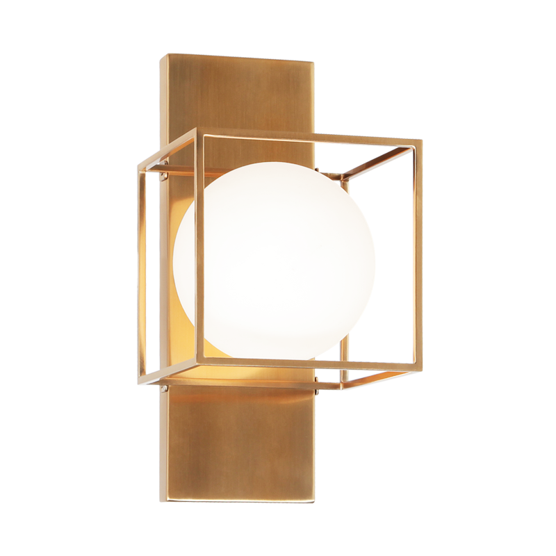 Matteo S03811 Squircle 1-lt 14" Tall Wall Sconce