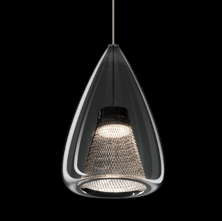 Elan 84019 Zin 1-lt LED Teardrop Mini Pendant