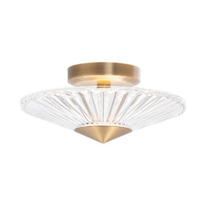 Schonbek S7212 Origami 1-lt 12" LED Semi-Flush Mount