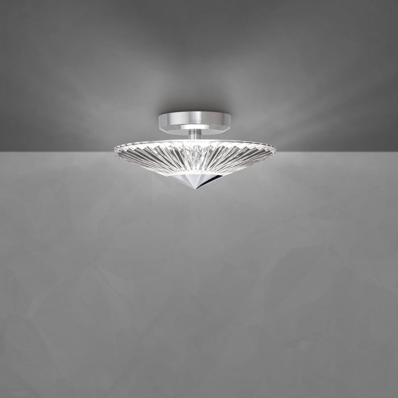 Schonbek S7212 Origami 1-lt 12" LED Semi-Flush Mount