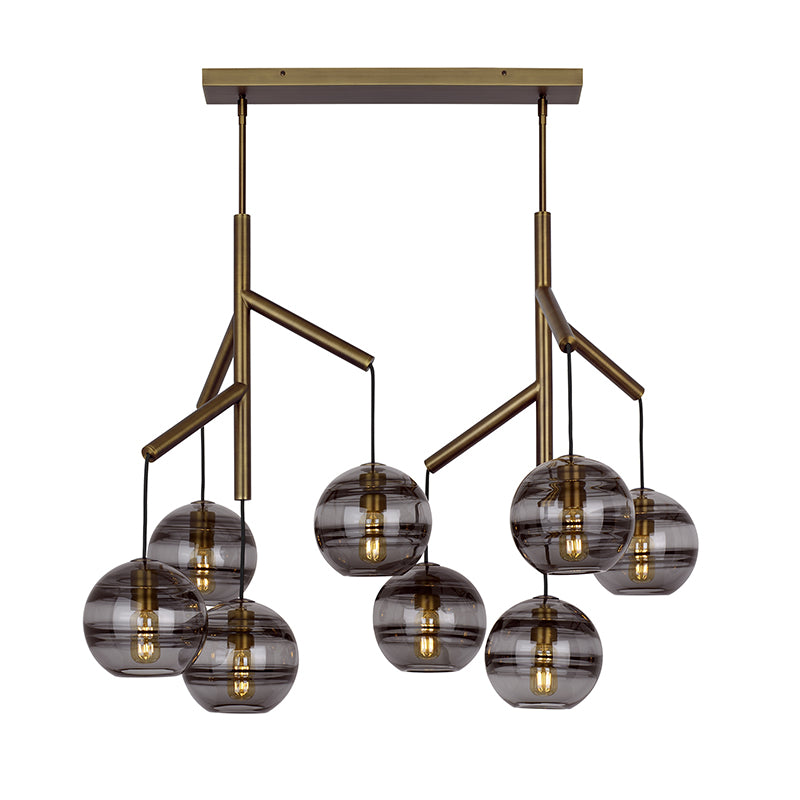 Visual Comfort 700SDNMPL2 Sedona Double 8-lt 39" LED Chandelier