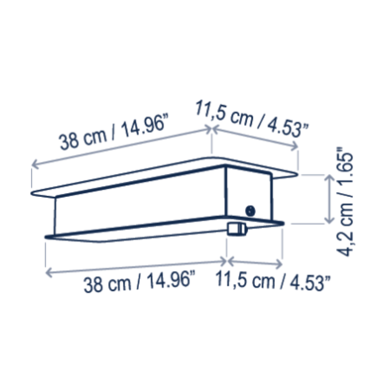 Bover Skybell Linear S/5L/23 5-lt 51" LED Pendant, Up and Down Light
