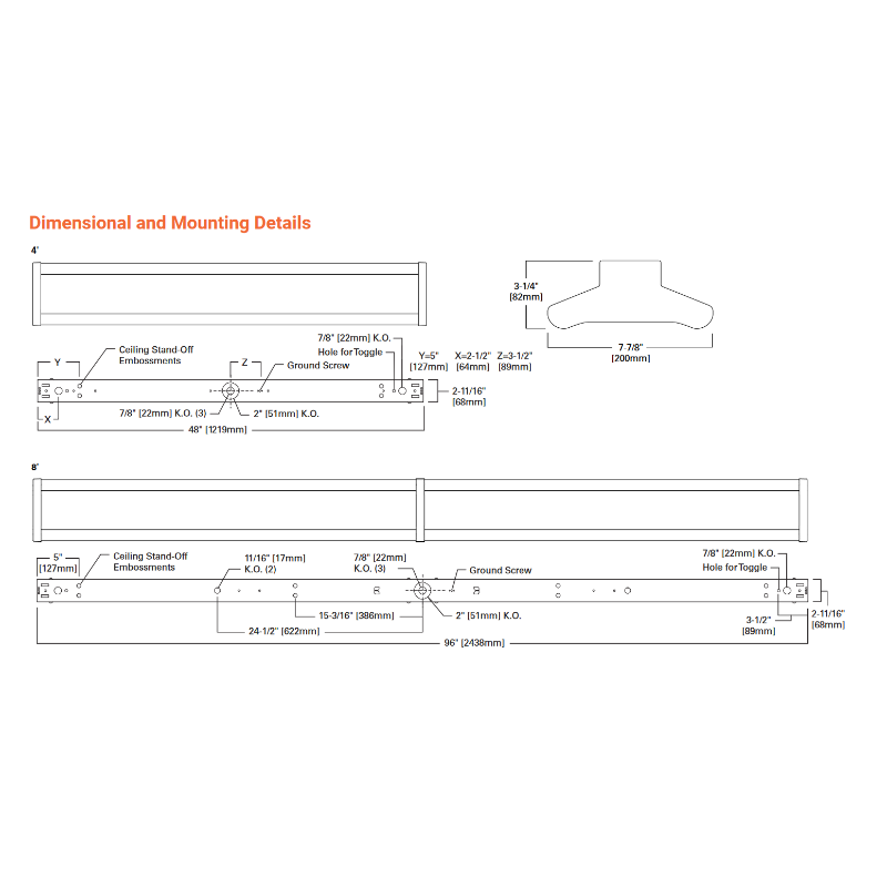 WSLA Wavestream LED Straight Runs Linear Advanced Series