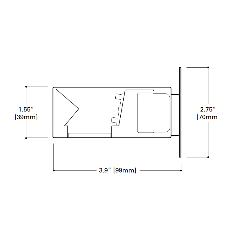 JAYLUM 4" LED Linear Wall Mounted, Direct / Indirect