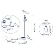 Bover Drip M/70 1-lt 28" Tall LED Table lamp