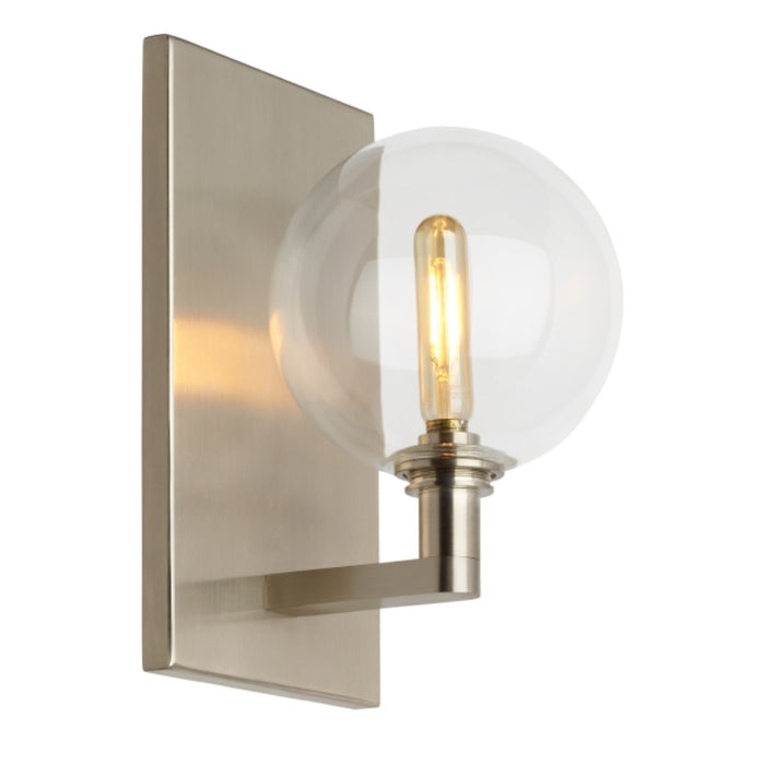 Visual Comfort 700WSGMBS Gambit Single 1-lt 9" Tall LED Wall Light