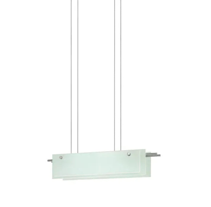 Sonneman 3217 Suspended Glass Slim 1-lt 28" LED Pendant