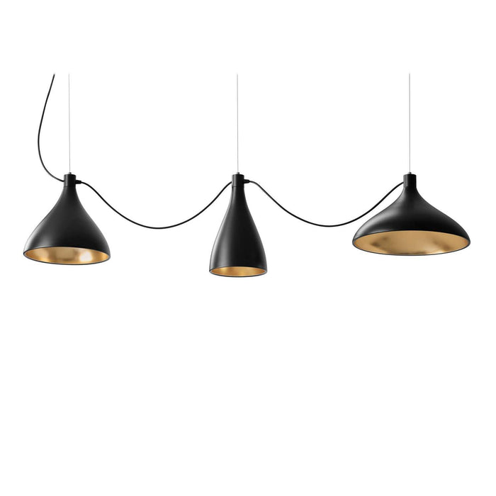 Pablo Designs Swell String 3 Mixed LED Pendant