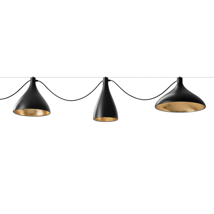 Pablo Designs Swell String 3 Mixed LED Pendant