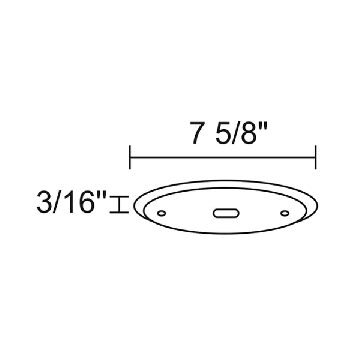Juno T57 Monopoint Cover for 6" Recessed Housings - Line Voltage