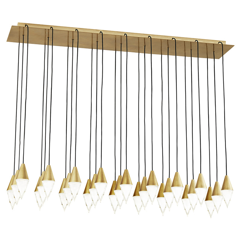 Visual Comfort 700TRSPTRT27 Turret 27-lt 45" LED Chandelier