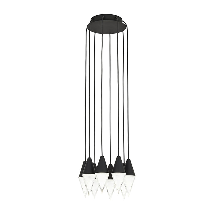 Visual Comfort 700TRSPTRT Turret 8-lt 10" LED Chandelier