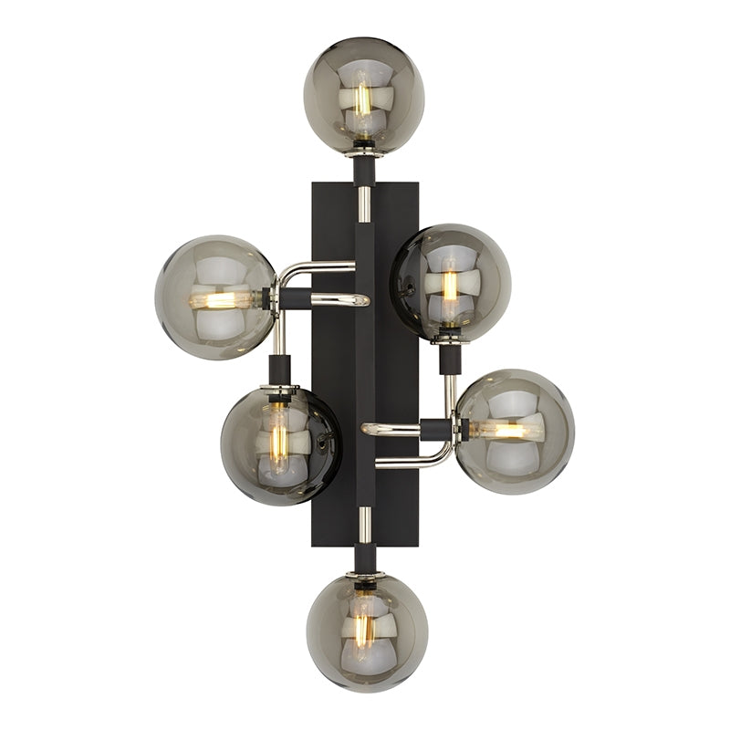 Visual Comfort 700WSVGO Viaggio 6-lt 27" Tall LED Wall Light