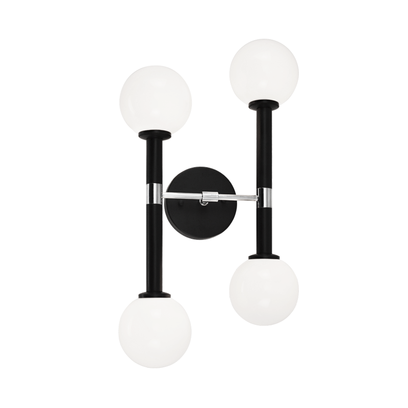 Matteo W75304 Stellar 4-lt 20" Tall Wall Sconce