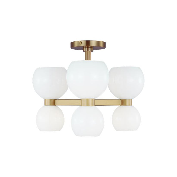 Visual Comfort KSF1036 Londyn 6-lt 20" Semi-Flush Mount