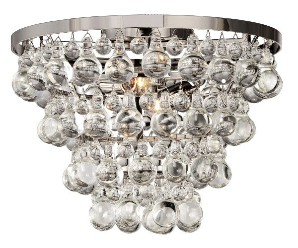 Matteo X00202 Crystal Fruit Vacio 2-lt 17" Flush Mount