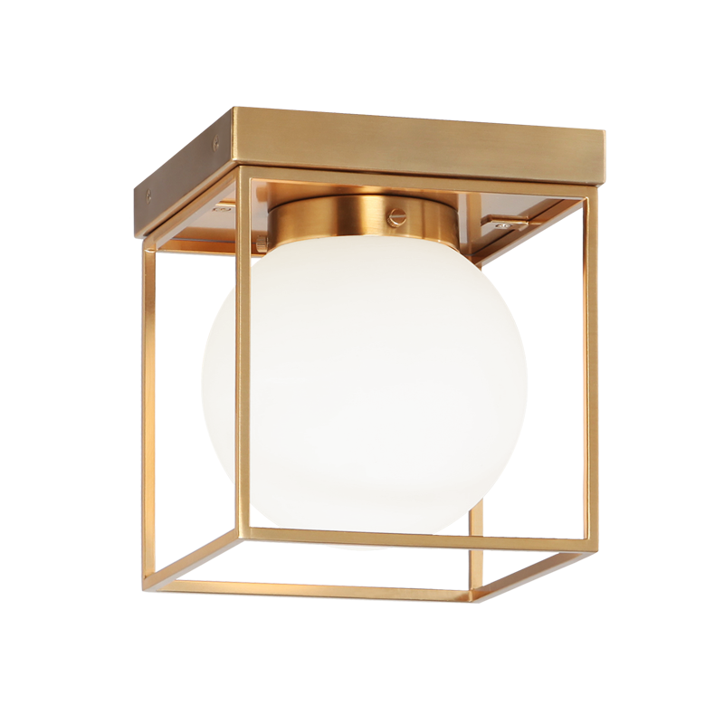 Matteo X03801 Squircle 1-lt 7" Flush Mount