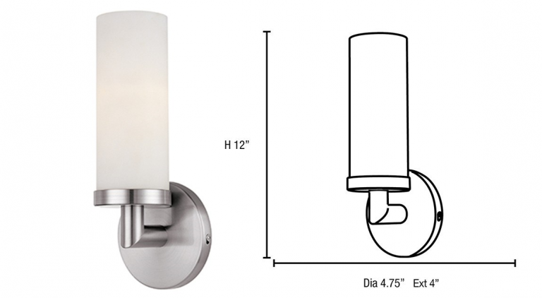Ada compliant wall on sale sconce