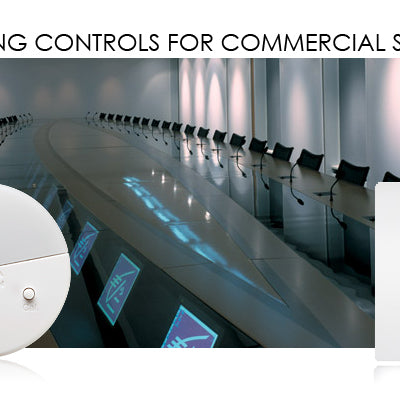 Lighting controls for commercial spaces (single room application)