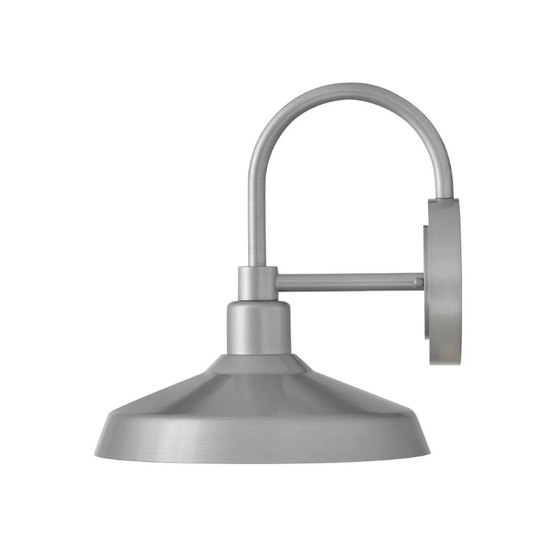 Hinkley 12075 Forge 1-lt 13" Tall LED Outdoor Barn Light - Antique Brushed Aluminum