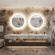 Paris Mirror Eclipse 40" x 40" LED Front-Lit Mirror, 3CCT Selectable