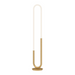 Kuzco FL95150 Huron 50" Tall LED Floor Lamp - Brushed Gold