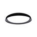 Kuzco FM43121-5CCT Hampton 1-lt 21" LED Flush Mount, 5CCT Selectable - Black