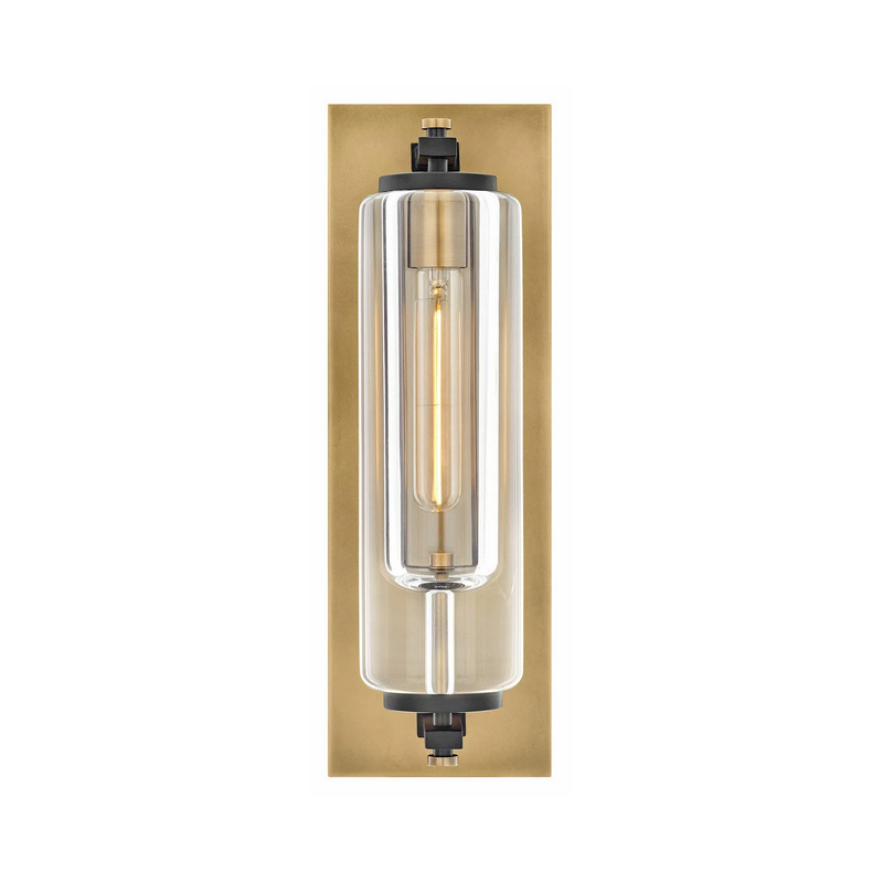 Hinkley 28920 Lourde 1-lt 18" Tall LED Outdoor Wall Mount Lantern - Heritage Brass