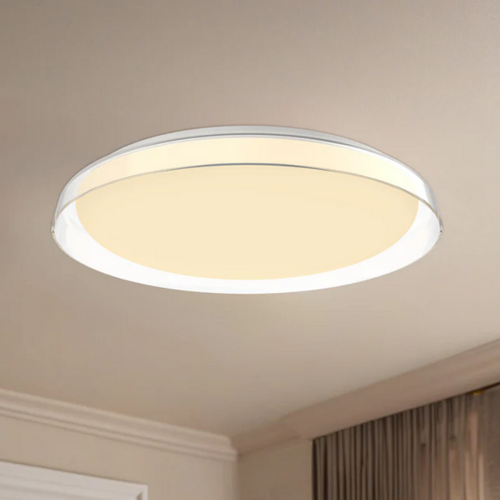 Kuzco FM43121-5CCT Hampton 1-lt 21" LED Flush Mount, 5CCT Selectable