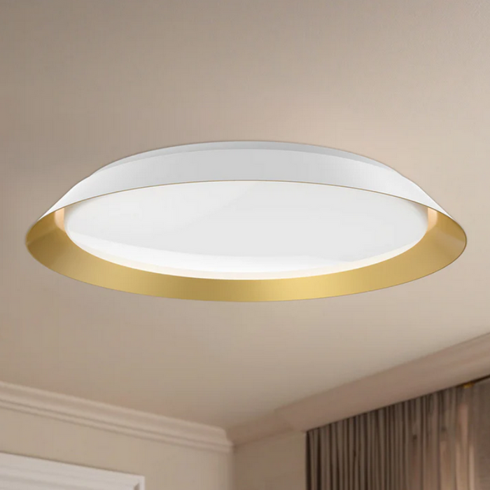 Kuzco FM43423-5CCT Jasper 1-lt 23" LED Flush Mount, 5CCT Selectable