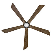 Hinkley 907358 Layton 58" Smart Ceiling Fan with LED Light Kit - Matte Black/Driftwood