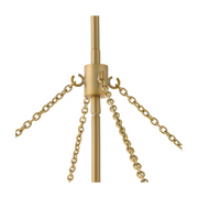 Hinkley 47736 Gwen 9-lt 27" LED Chandelier - Lacquered Brass