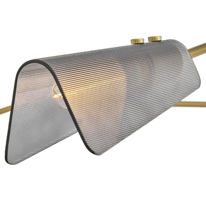 Hinkley 48306 Altman 6-lt 80" LED Chandelier - Lacquered Brass