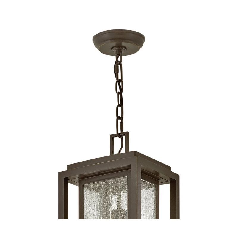 Hinkley 1006 Republic 1-lt 9" LED Hanging Lantern - Oil Rubbed Bronze