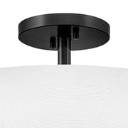 Hinkley 47573 Halle 4-lt 20" LED Semi-Flush Mount - Black