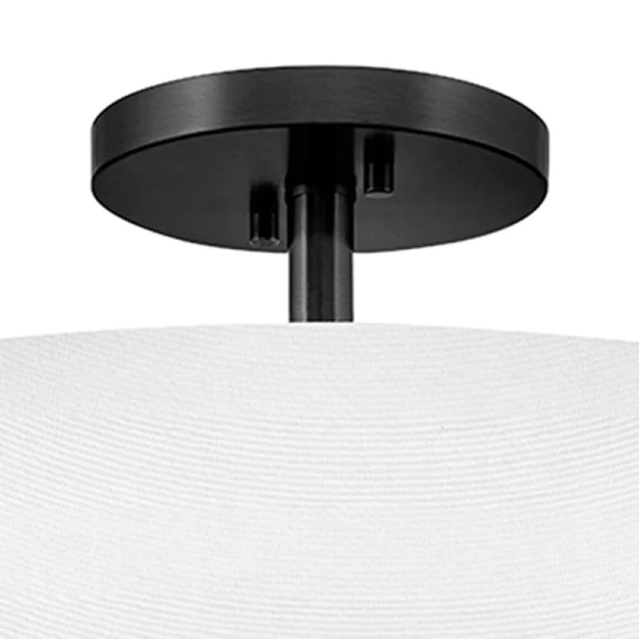 Hinkley 47573 Halle 4-lt 20" LED Semi-Flush Mount - Black