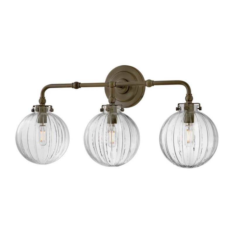 Hinkley 57413 Helene 3-lt 24" LED Vanity Light - Heritage Bronze