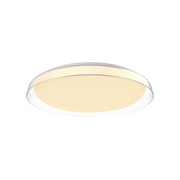 Kuzco FM43121-5CCT Hampton 1-lt 21" LED Flush Mount, 5CCT Selectable - Clear