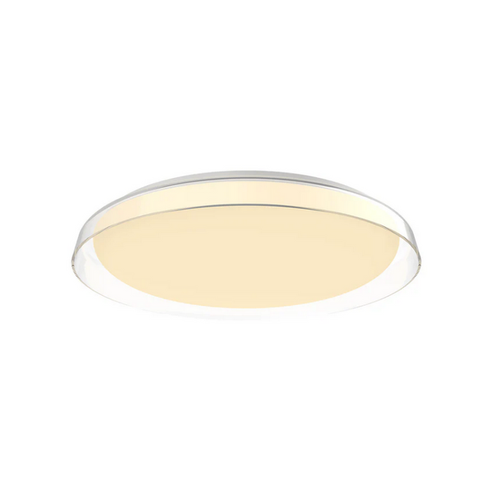 Kuzco FM43121-5CCT Hampton 1-lt 21" LED Flush Mount, 5CCT Selectable - Clear