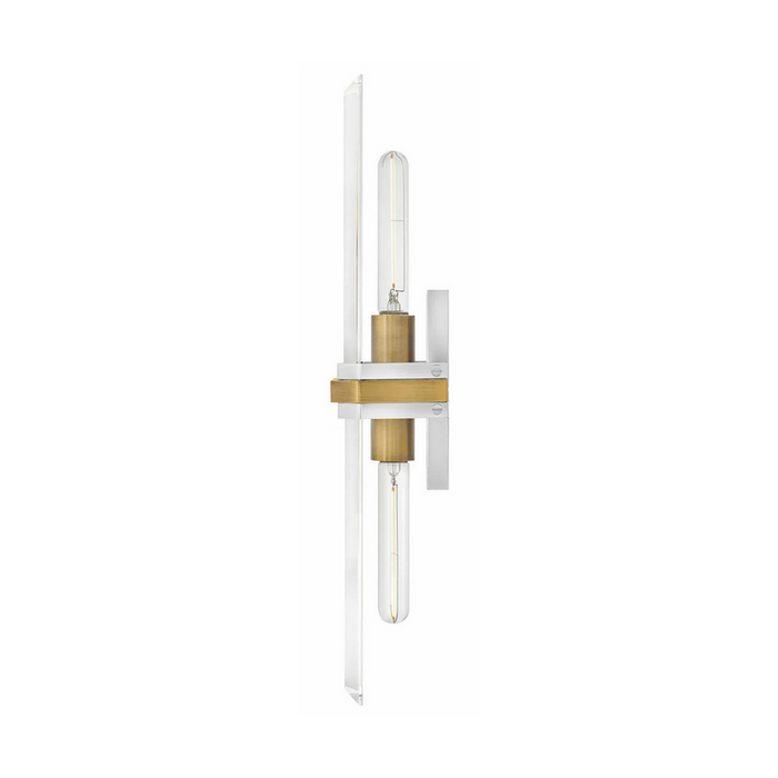 Hinkley 50942 Kipton 2-lt 22" Tall LED Wall Sconce - Polished Nickel