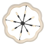 Hinkley 47735 Gwen 8-lt 32" LED Chandelier - Black