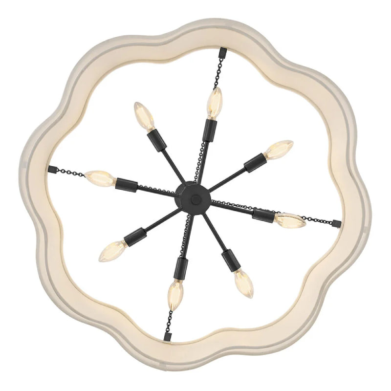 Hinkley 47735 Gwen 8-lt 32" LED Chandelier - Black