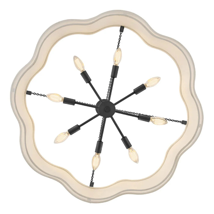 Hinkley 47735 Gwen 8-lt 32" LED Chandelier - Black