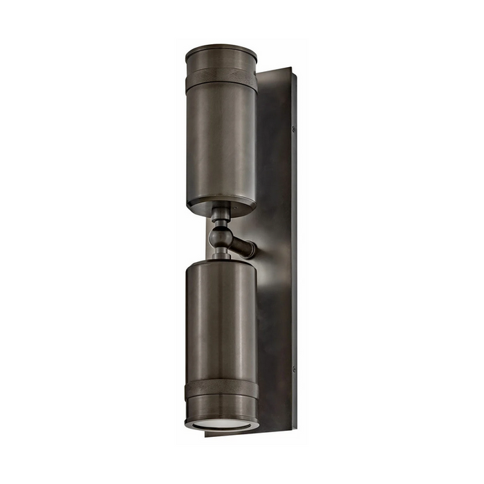 Hinkley 28814 Pratt 2-lt 19" Tall LED Outdoor Wall Mount Lantern - Black Oxide