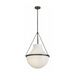 Hinkley 46894 Collins 1-lt 20" LED Pendant - Black Oxide