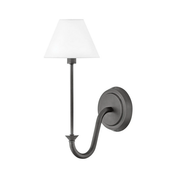 Hinkley 45160 Greta 1-lt 16" Tall LED Wall Sconce - Blackened Brass