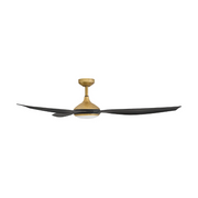 Hinkley 906864F Talan 64" Indoor/Outdoor Smart Ceiling Fan with LED Light Kit - Heritage Brass