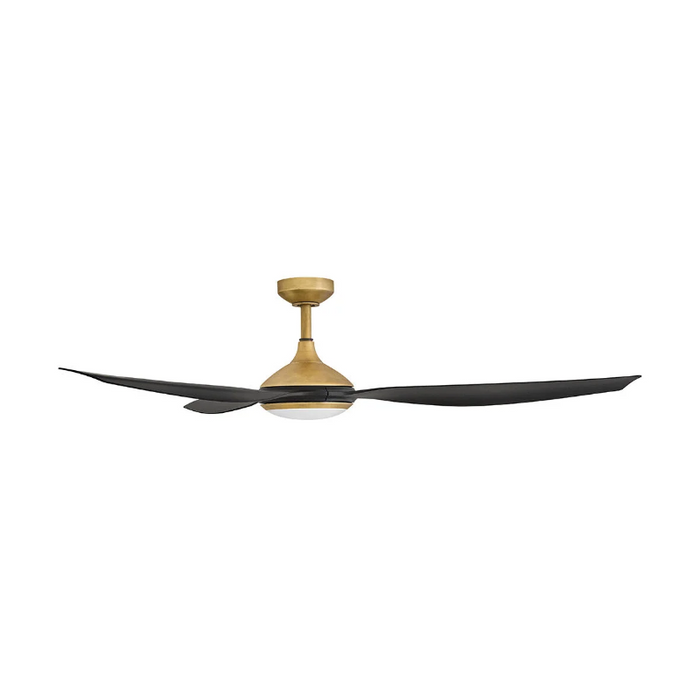Hinkley 906864F Talan 64" Indoor/Outdoor Smart Ceiling Fan with LED Light Kit - Heritage Brass